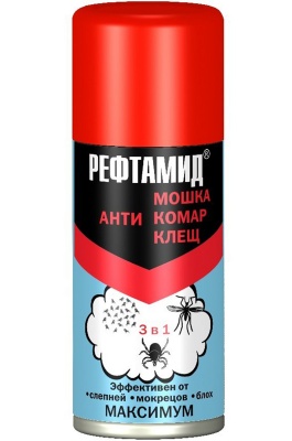 Реп-нт Рефтамид ® maximum Антимошка-комар-клещ 3в1